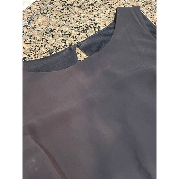 Small Andree Blue sequin party cocktail dress black silver gold homecoming - Picture 3 of 12